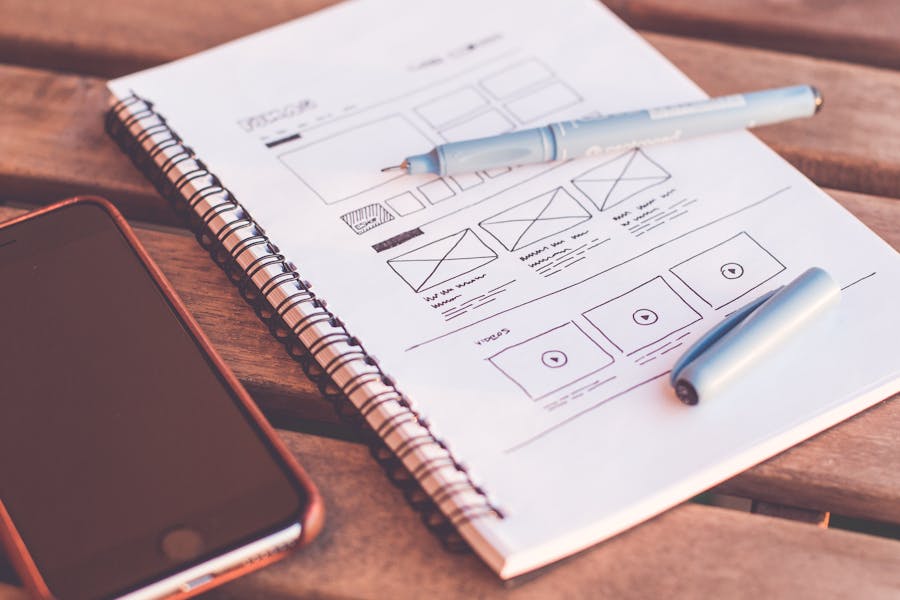 Design wireframe planning