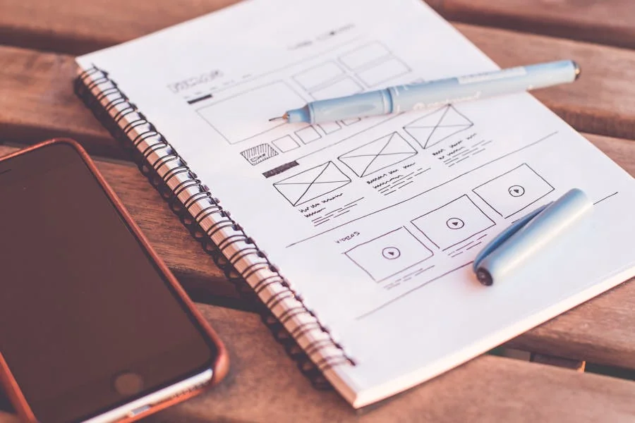 Design wireframe planning